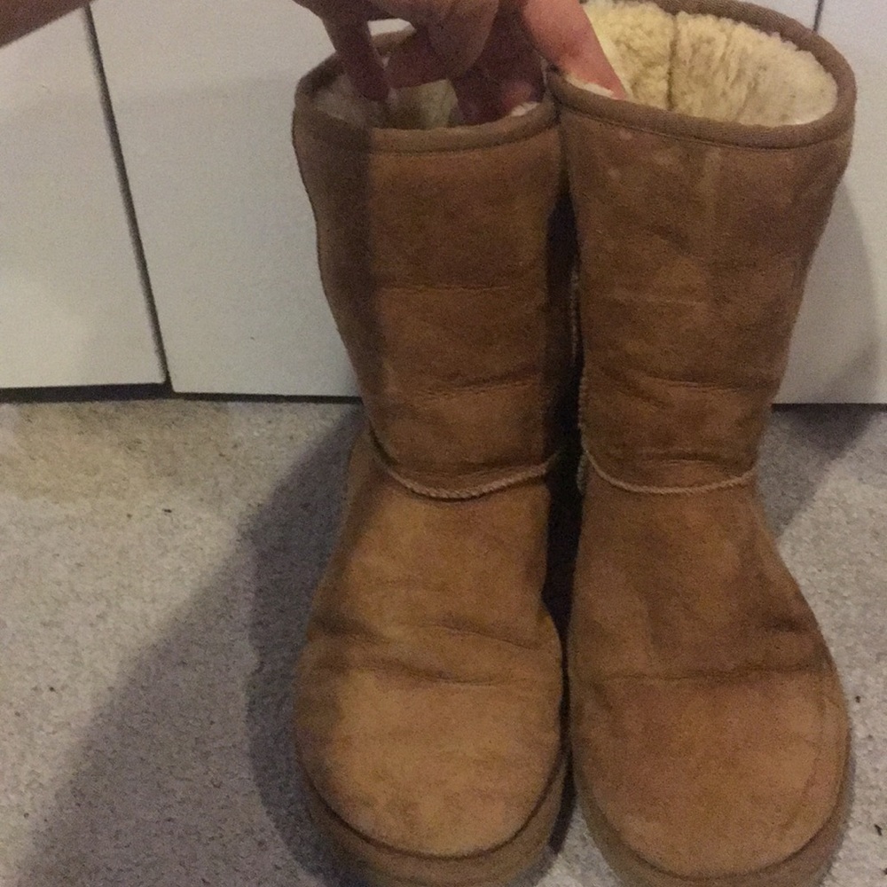 Short Chestnut Ugg Boots